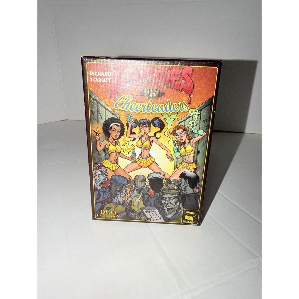 ZOMBIES VS. CHEERLEADERS BOARD GAME matagot 2015 OOP card 2-player strategy EUC!